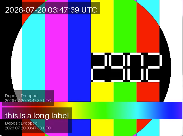 Finished clip with overlay